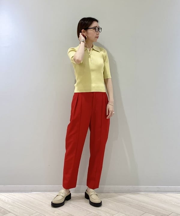 丸山 真菜美さんの「BEAMS WOMEN｜noeyedia / メガネ ”NE-430”」を使ったコーディネート