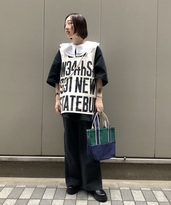 ハルカさんの「BEAMS WOMEN｜L.L.Bean / Deep Bottom Deluxe Boat and Tote S」を使ったコーディネート