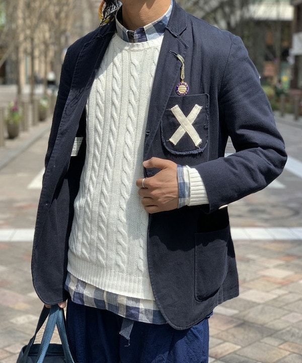 ローイングブレザーズ ＲＯＷIＮＧ ＢＬＡＺＥＲＳ カーディガン コットン-