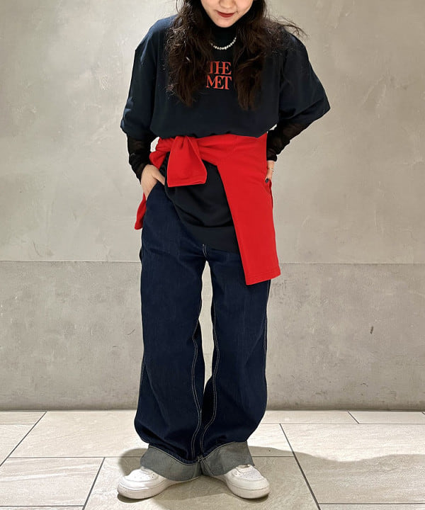 カスタニ モモノさんの「BEAMS WOMEN｜12オンス デニム ペインター パンツ」を使ったコーディネート