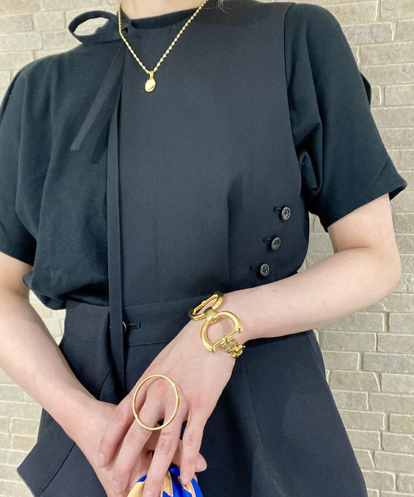 椎葉 未琴さんの「BEAMS WOMEN｜MAM / Big Circle リング」を使ったコーディネート