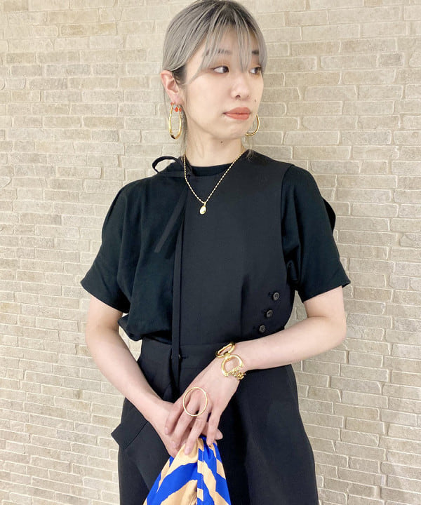 椎葉 未琴さんの「BEAMS WOMEN｜MAM / Big Circle リング」を使ったコーディネート