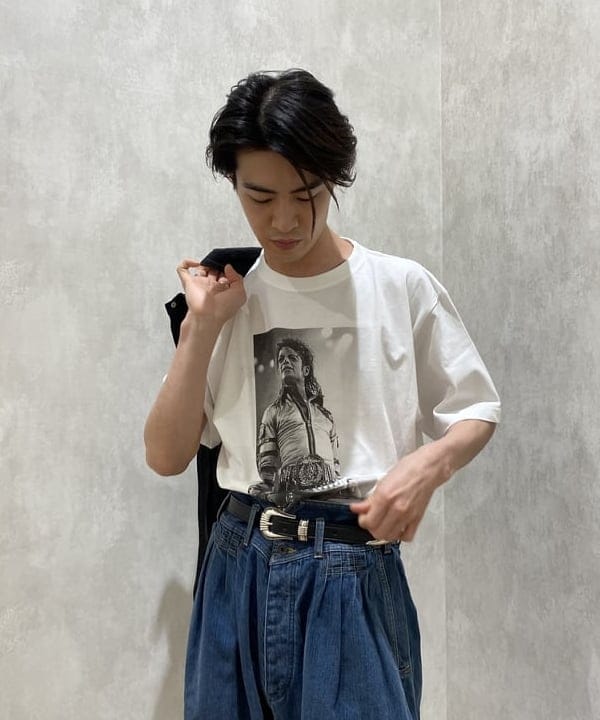 平柳 楓馬さんの「BEAMS WOMEN｜TORY LEATHER / 1 Creased Belt」を使ったコーディネート