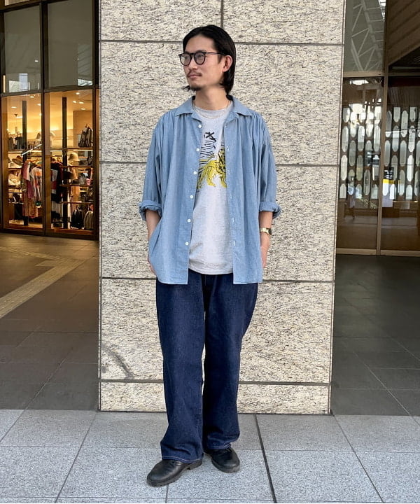 BEAMS ビームス ワイドデニムパンツ 通販