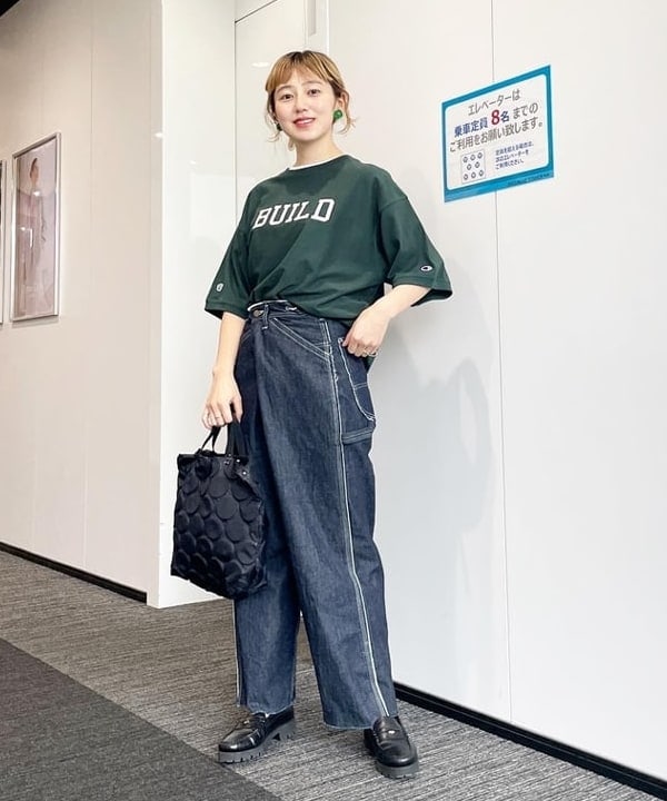 ハルカワエさんの「BEAMS WOMEN｜BAG'n'NOUN &times; BEAMS BOY / 別注 ドット バッグ」を使ったコーディネート