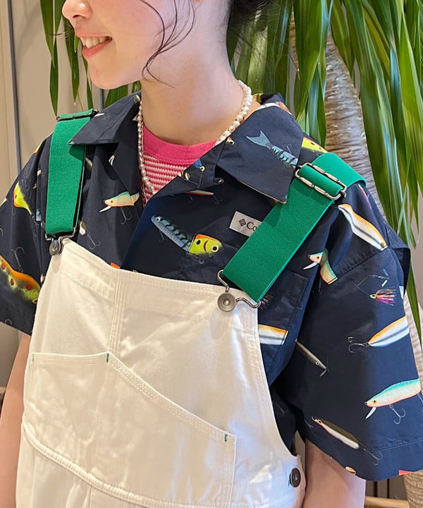 清水 彩乃さんの「BEAMS WOMEN｜【別注】Healthknit / ワッフル ボーダー Tシャツ」を使ったコーディネート