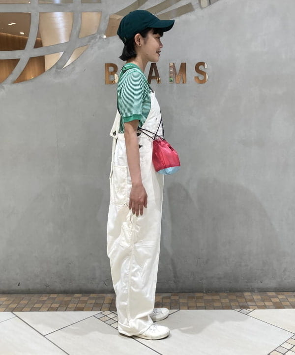 葵さんの「BEAMS WOMEN｜【別注】Healthknit / ワッフル ボーダー Tシャツ」を使ったコーディネート