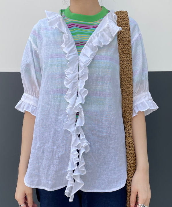 おのすさんの「BEAMS WOMEN｜12オンス デニム ペインター パンツ」を使ったコーディネート