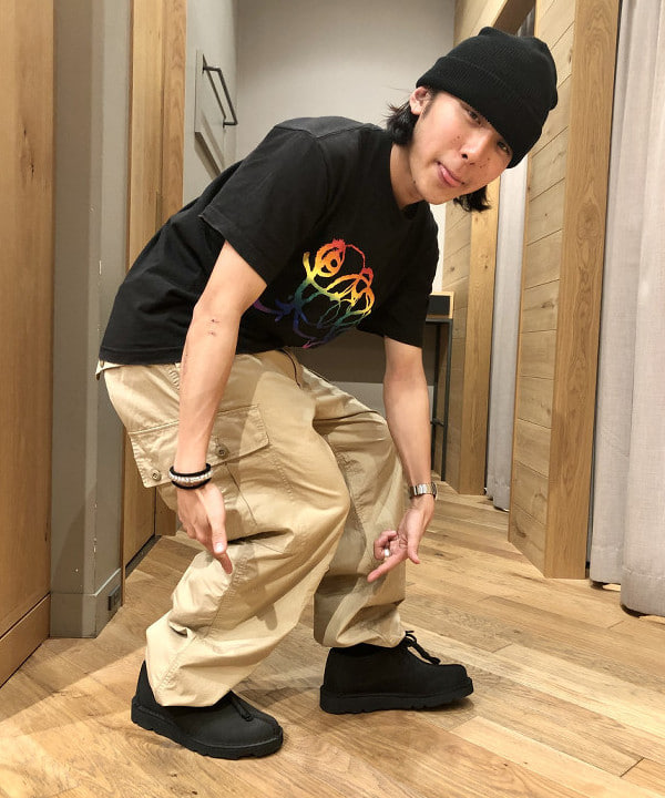 森末　瑞騎さんの「BEAMS WOMEN｜BEAMS PLUS / リップストップ ミリタリー 6ポケット パンツ▲」を使ったコーディネート