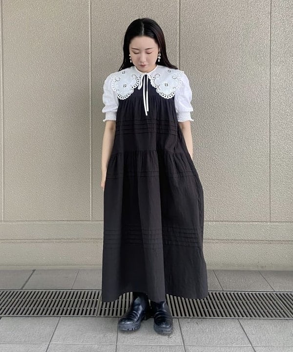 おまとめ2点　marie claire♡ベスト♡ワンピース♡コルウィンジャケット ビームス 梅田（588096） スタイリング・コーディネイト｜BEAMS