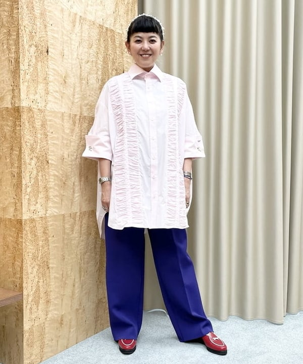 Mary Magdalene コーデリアコサージュラメブルー