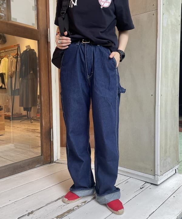 SHINAGAWAさんの「BEAMS WOMEN｜12オンス デニム ペインター パンツ」を使ったコーディネート