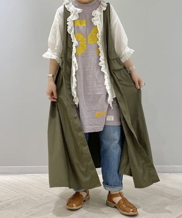 原口 愛さんの「BEAMS WOMEN｜orSlow / 別注 No.8 DENIM」を使ったコーディネート