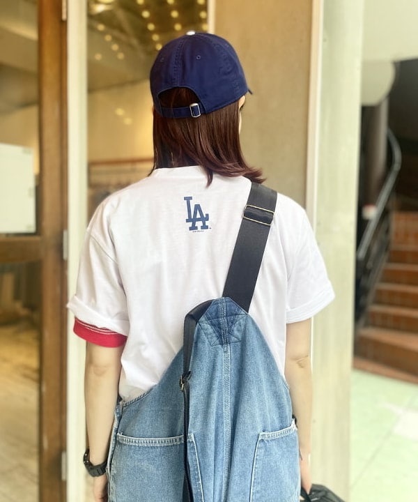 SHINAGAWAさんの「BEAMS WOMEN｜【別注】Healthknit / ワッフル ボーダー Tシャツ」を使ったコーディネート