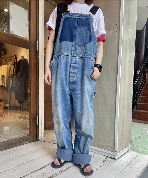 SHINAGAWAさんの「BEAMS WOMEN｜【別注】Healthknit / ワッフル ボーダー Tシャツ」を使ったコーディネート