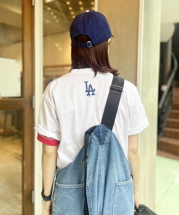 SHINAGAWAさんの「BEAMS WOMEN｜【別注】Healthknit / ワッフル ボーダー Tシャツ」を使ったコーディネート