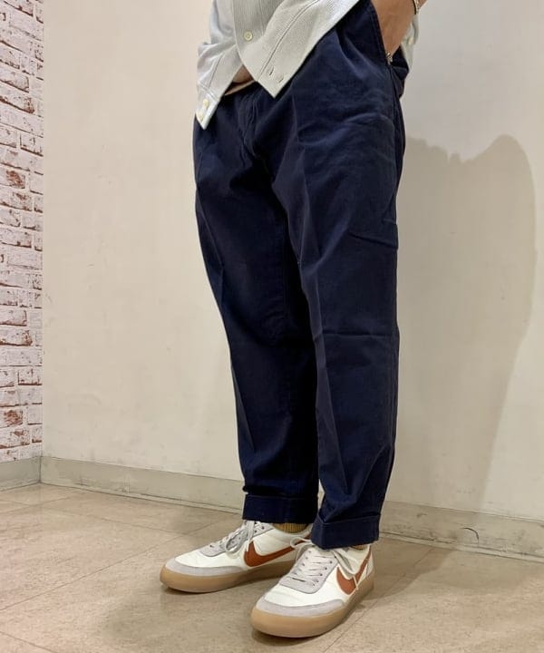 戸次 裕星さんの「BEAMS WOMEN｜BEAMS PLUS / シアサッカー ニット シャツ」を使ったコーディネート