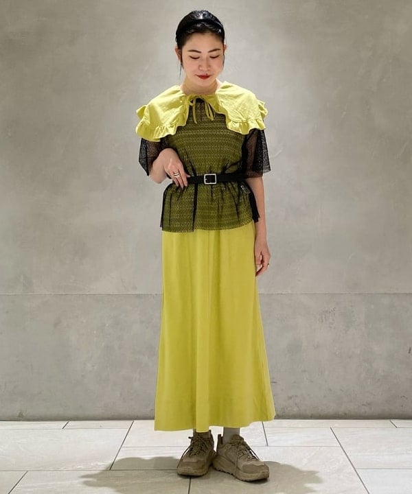 タキグチ アカネさんの「BEAMS WOMEN｜BEAMS BOY / 25mm WASH ベルト」を使ったコーディネート