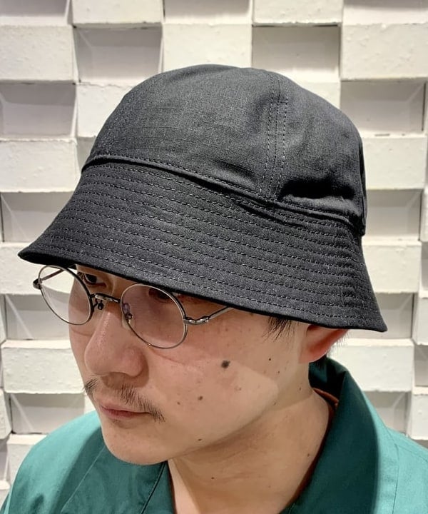 戸次 裕星さんの「BEAMS WOMEN｜BEAMS / コットン リップストップ ベルハット」を使ったコーディネート