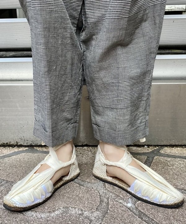 EMORIさんの「BEAMS WOMEN｜BEAMS BOY/ チェック ワンプリーツ テーパードパンツ」を使ったコーディネート