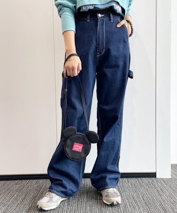 ハルカワエさんの「BEAMS WOMEN｜12オンス デニム ペインター パンツ」を使ったコーディネート