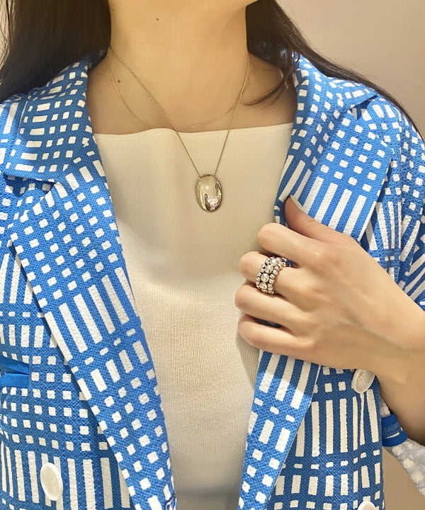 こてさんの「BEAMS WOMEN｜PHILIPPE AUDIBERT / Bay Ring リング」を使ったコーディネート
