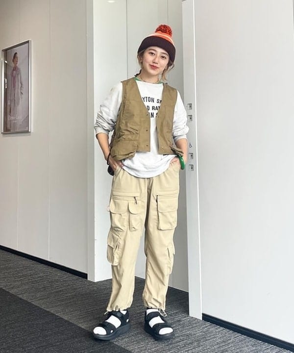 ハルカワエさんの「BEAMS WOMEN｜MBT / KISUMU CLASSIC」を使ったコーディネート