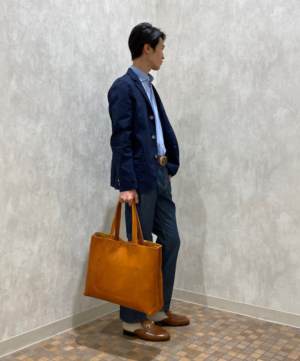 平柳 楓馬さんの「BEAMS WOMEN｜COOLMAX(R) シアサッカー 3ボタン ジャケット」を使ったコーディネート