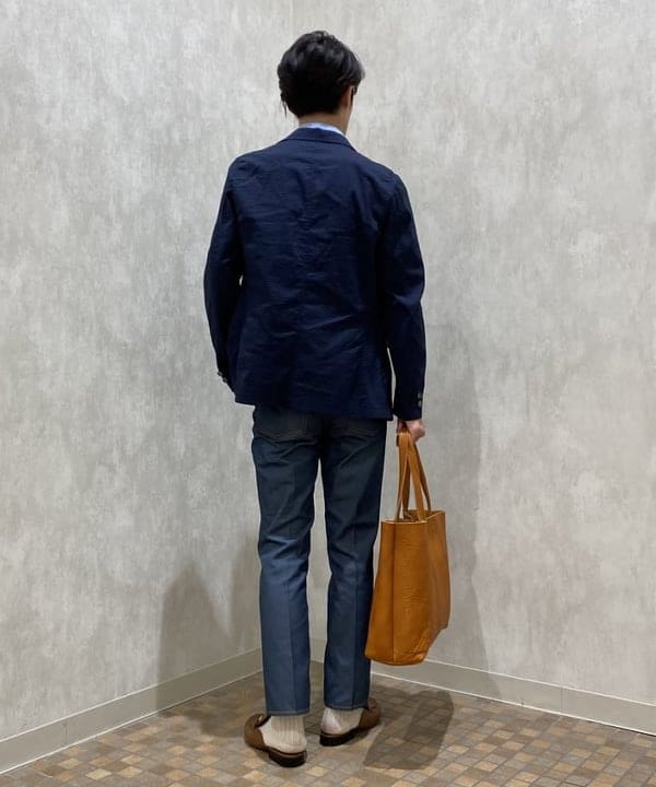 平柳 楓馬さんの「BEAMS WOMEN｜COOLMAX(R) シアサッカー 3ボタン ジャケット」を使ったコーディネート