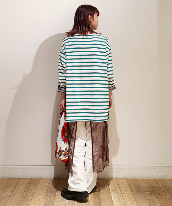 saori KATOさんの「BEAMS WOMEN｜Ray BEAMS / カラー ビジュー リング」を使ったコーディネート