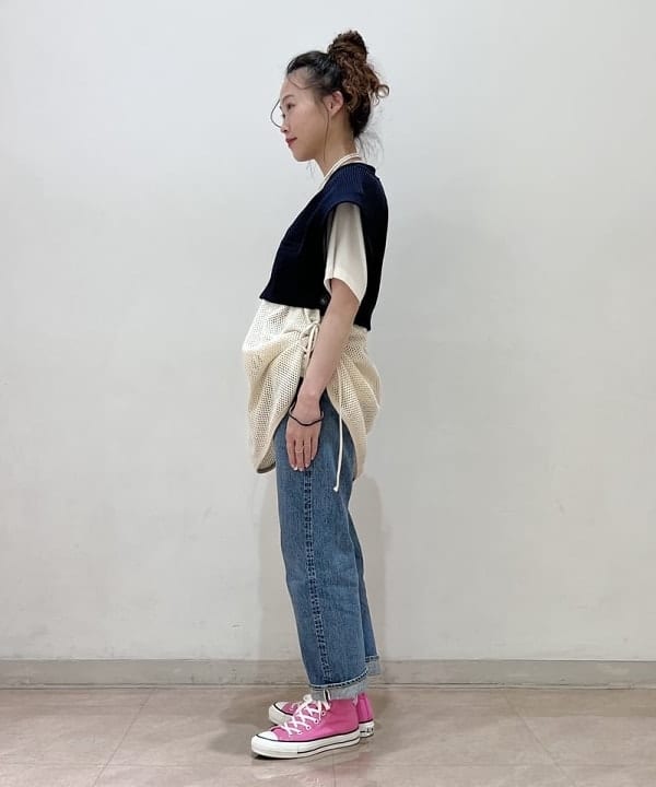 清水 彩乃さんの「BEAMS WOMEN｜BEAMS BOY / SILVER925 0.8mm リング」を使ったコーディネート