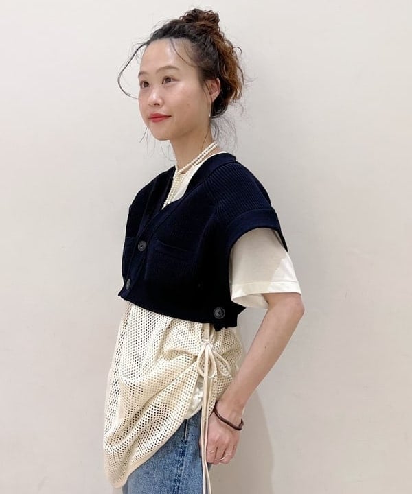 清水 彩乃さんの「BEAMS WOMEN｜BEAMS BOY / SILVER925 0.8mm リング」を使ったコーディネート