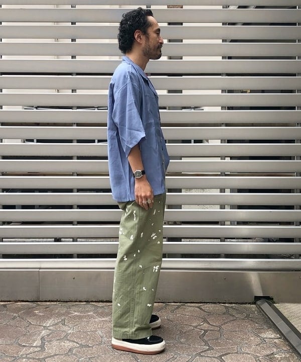 Tsutomu Nagafujiさんの「BEAMS WOMEN｜BEAMS / ソリッド ルーズフィット オープンカラーシャツ」を使ったコーディネート