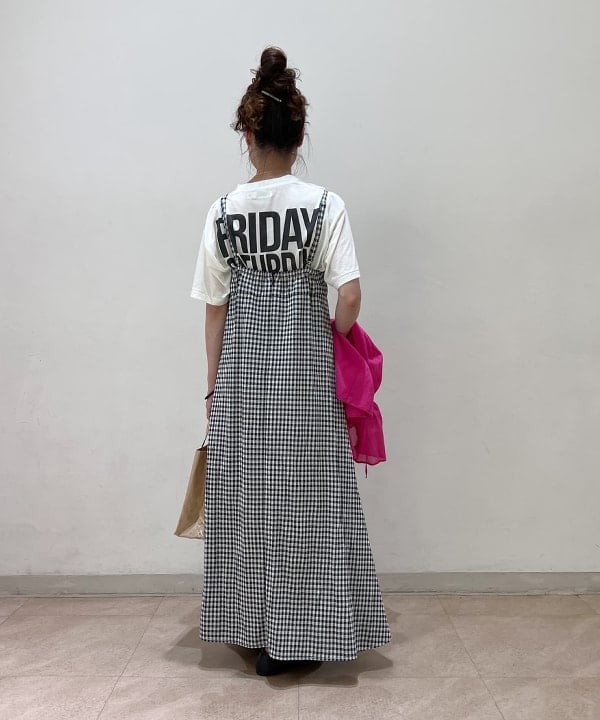 清水 彩乃さんの「BEAMS WOMEN｜BEAMS BOY / BBロゴ ショップバック」を使ったコーディネート