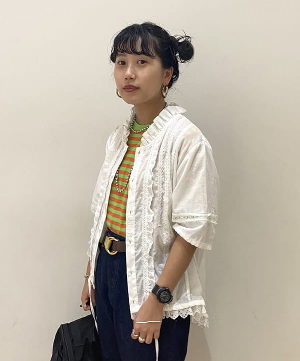 オカモト ミサキさんの「BEAMS WOMEN｜orSlow / 別注 Monroe Pants Special」を使ったコーディネート