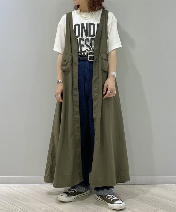 原口 愛さんの「BEAMS WOMEN｜orSlow / 別注 Monroe Pants Special」を使ったコーディネート