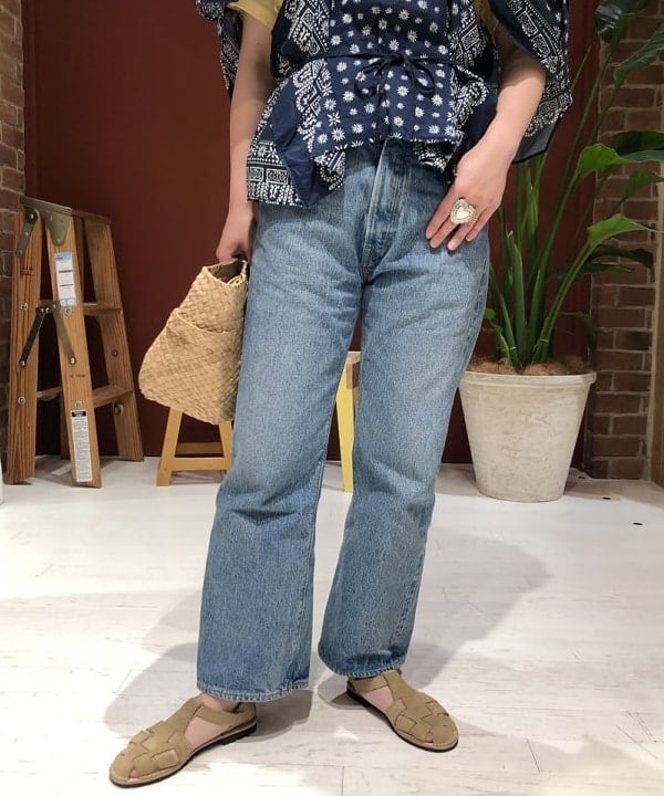 イシイ サオリさんの「BEAMS WOMEN｜BEAMS BOY / パネル クレイジー ショート スリーブ」を使ったコーディネート