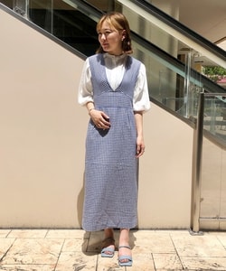 BEAMS HEART(ビームス ハート)ギンガム ワンピース BEAMS HEART(ビームス ハート)ギンガム ワンピース
