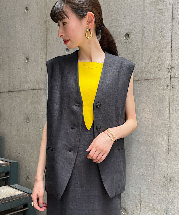 shibataさんの「BEAMS WOMEN｜les bon bon / ヴィクトリア ネックレス ゴールド」を使ったコーディネート