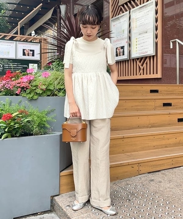 JOIEVE swan camiswan jacquard セットアップ - 通販 - gofukuyasan.com