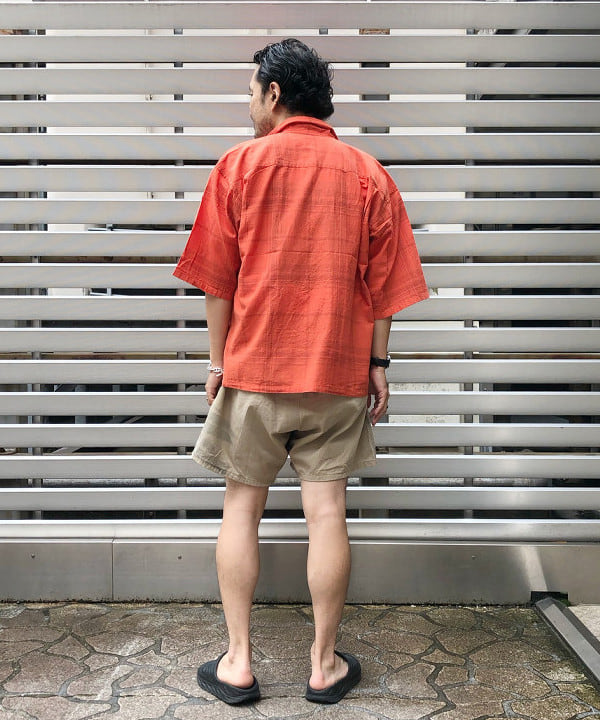 Tsutomu Nagafujiさんの「BEAMS WOMEN｜BEAMS / フェード チェック ルーズフィット　オープンカラーシャツ」を使ったコーディネート