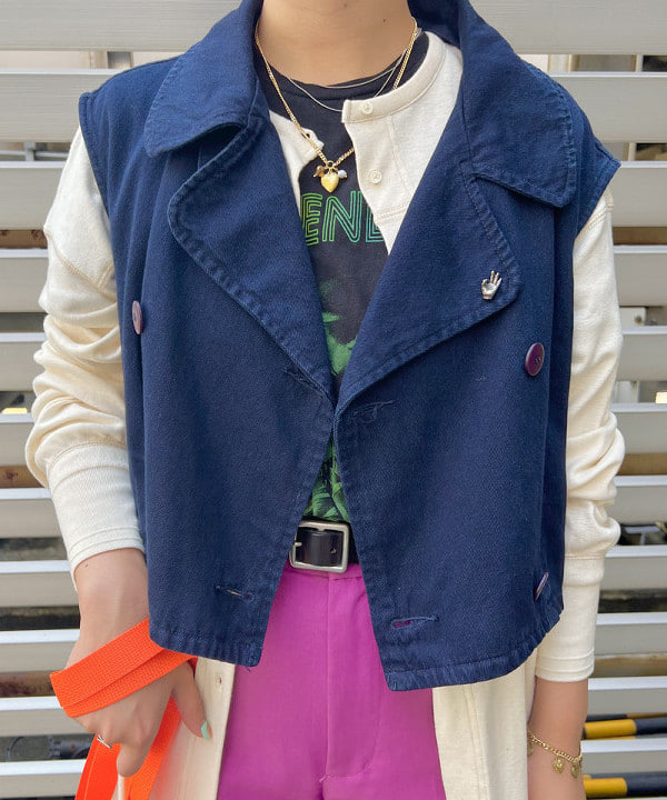 朱華さんの「BEAMS WOMEN｜BEAMS BOY / 25mm WASH ベルト」を使ったコーディネート