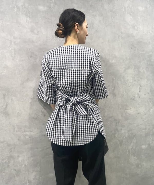 越智 里美さんの「BEAMS WOMEN｜TOFF&LOADSTONE / ジョリー ミニボストン ショルダーバッグ」を使ったコーディネート