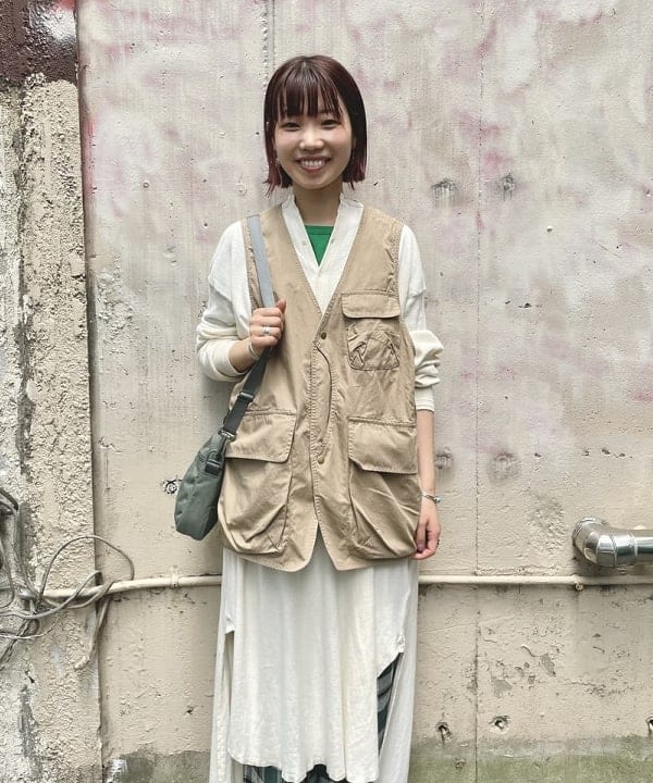 SHINAGAWAさんの「BEAMS WOMEN｜BEAMS BOY / 天竺 無地 ボートネック 7分」を使ったコーディネート