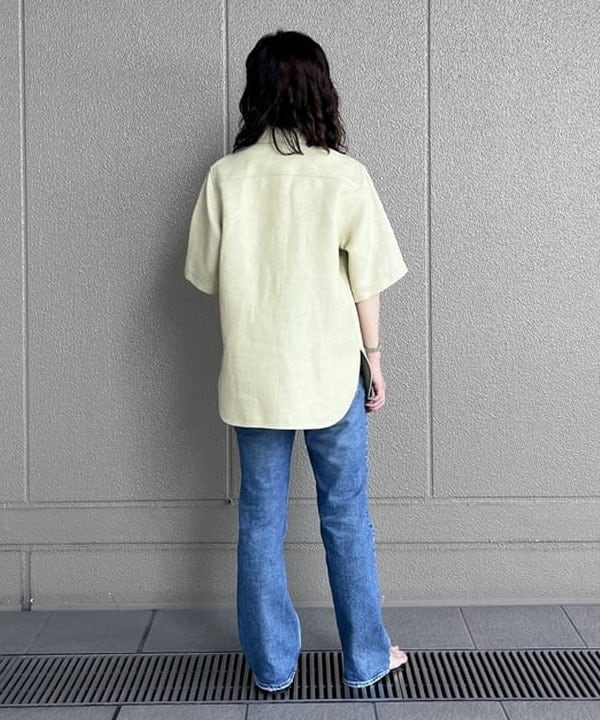 蒲原 捺美さんの「BEAMS WOMEN｜INSCRIRE / フライス ボーダー パッド付き タンクトップ」を使ったコーディネート