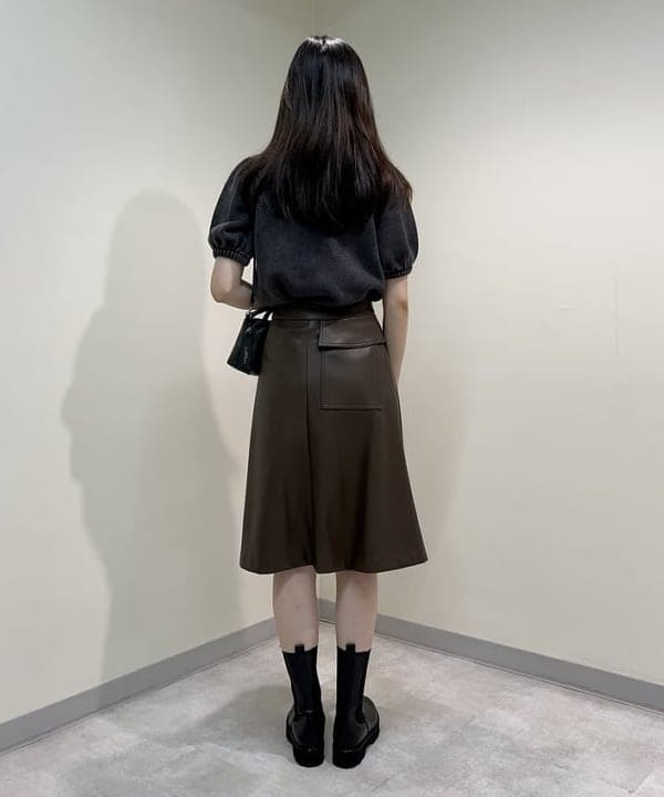 山田 千遥さんの「BEAMS WOMEN｜GIANNI CHIARINI / ALIFA レザーショルダーバッグ S」を使ったコーディネート