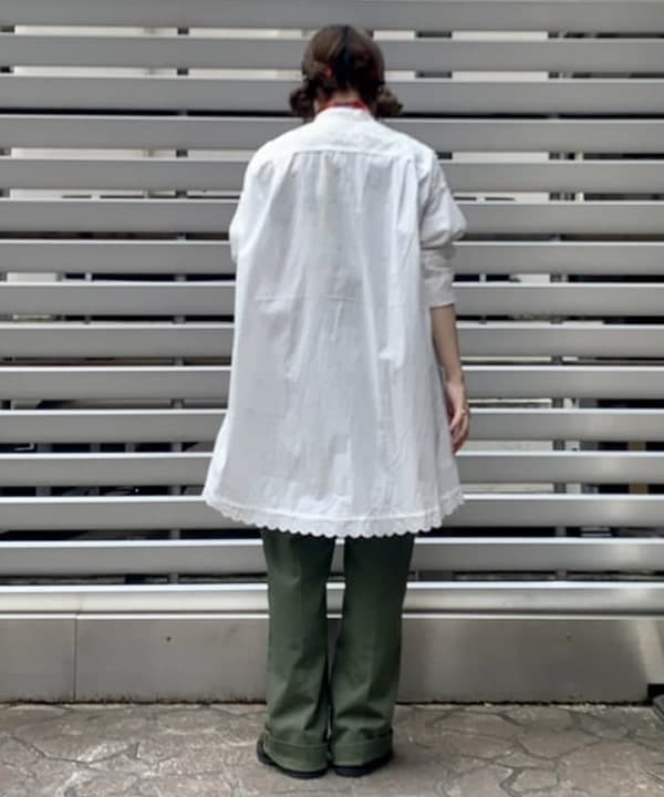 ナツハさんの「BEAMS WOMEN｜BEAMS BOY / GOLDメッキ 0.8mm リング」を使ったコーディネート