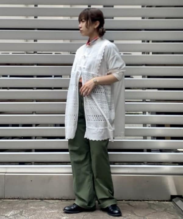 ナツハさんの「BEAMS WOMEN｜BEAMS BOY / GOLDメッキ 0.8mm リング」を使ったコーディネート