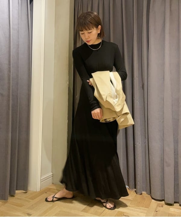 SAKAIさんの「BEAMS WOMEN｜PHILIPPE AUDIBERT &times; Demi-Luxe BEAMS / 別注 Millie ネックレス ゴールド」を使ったコーディネート
