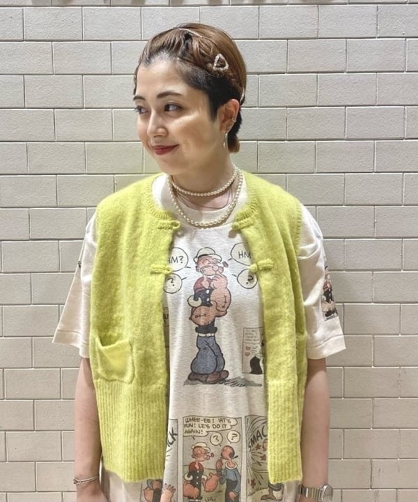 吉野 多恵さんの「BEAMS WOMEN｜BEAMS BOY / パールチョーカー セット」を使ったコーディネート